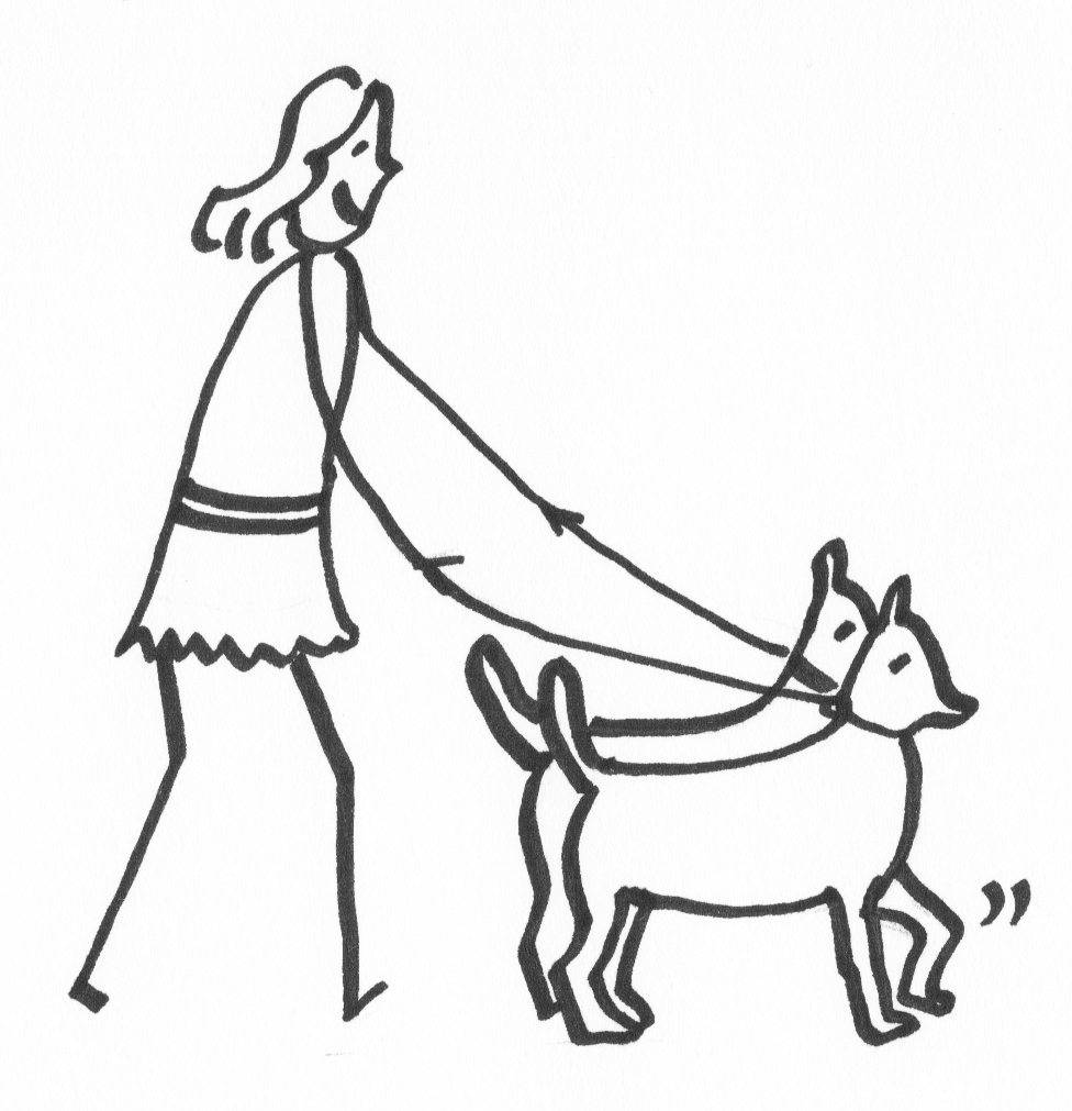 Daganker-Honden uitlaten